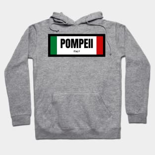 Pompeii City in Italian Flag Hoodie